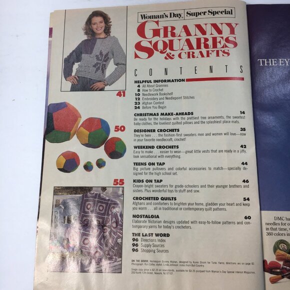 Womans Day Granny Squares & Crafts Magazine September 1986 - Picture 4 of 8